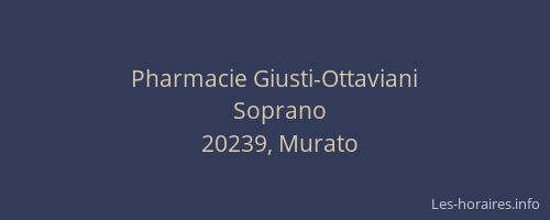 Pharmacie Giusti-Ottaviani