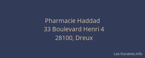 Pharmacie Haddad