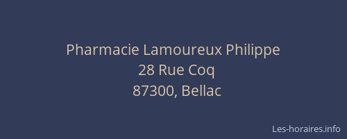 Pharmacie Lamoureux Philippe