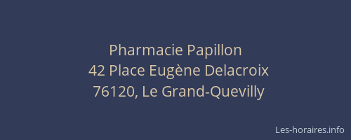 Pharmacie Papillon