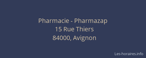 Pharmacie - Pharmazap