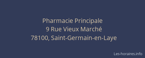 Pharmacie Principale