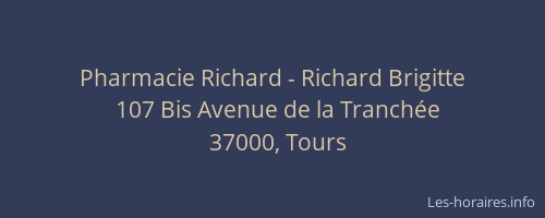 Pharmacie Richard - Richard Brigitte