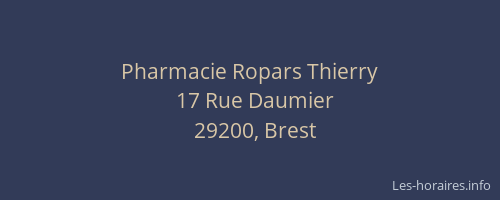 Pharmacie Ropars Thierry