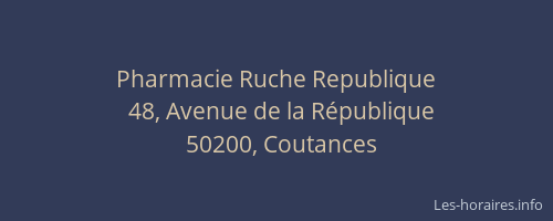 Pharmacie Ruche Republique