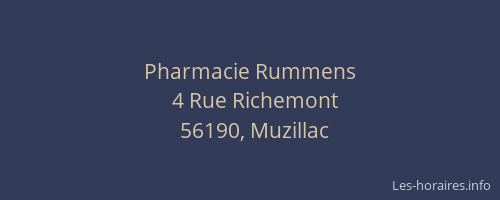 Pharmacie Rummens