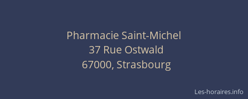 Pharmacie Saint-Michel