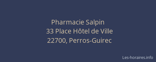 Pharmacie Salpin