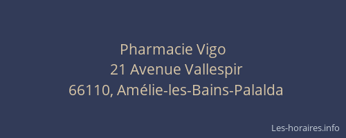 Pharmacie Vigo