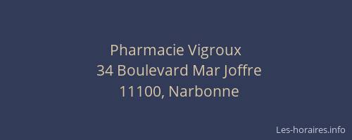 Pharmacie Vigroux