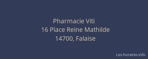 Pharmacie Viti