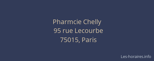 Pharmcie Chelly