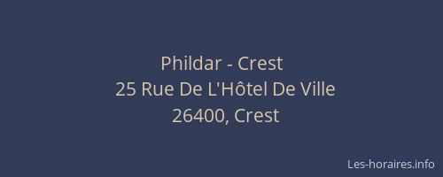 Phildar - Crest