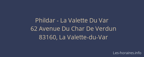 Phildar - La Valette Du Var