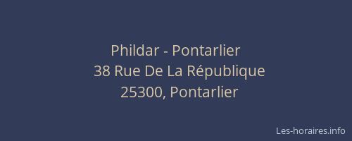 Phildar - Pontarlier