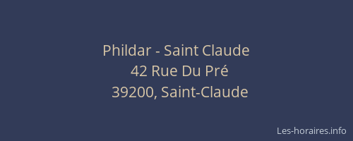 Phildar - Saint Claude