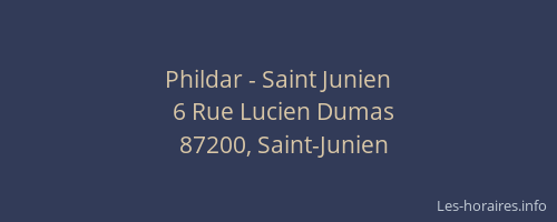 Phildar - Saint Junien
