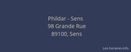 Phildar - Sens