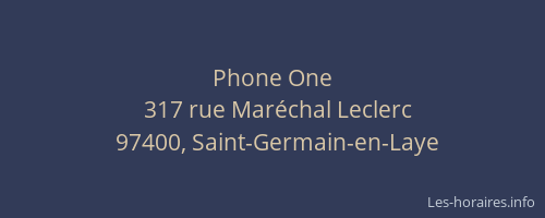 Phone One