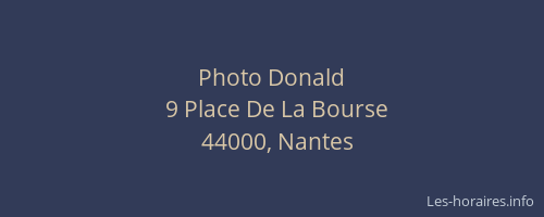 Photo Donald