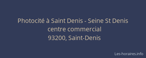 Photocité à Saint Denis - Seine St Denis