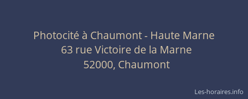 Photocité à Chaumont - Haute Marne