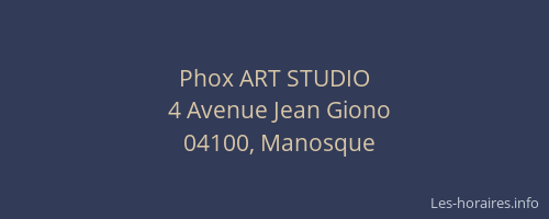 Phox ART STUDIO