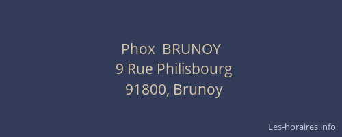 Phox  BRUNOY