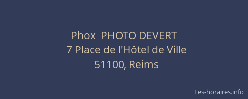 Phox  PHOTO DEVERT