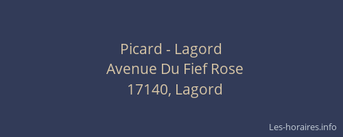 Picard - Lagord
