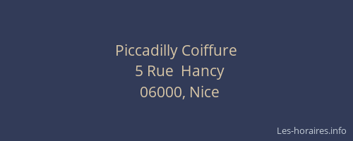 Piccadilly Coiffure