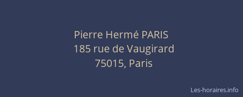Pierre Hermé PARIS