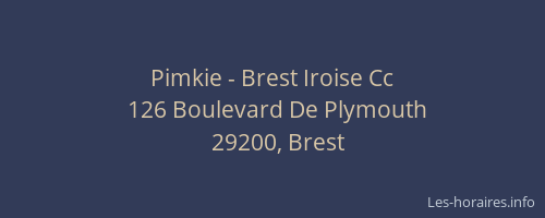 Pimkie - Brest Iroise Cc