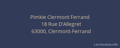Pimkie Clermont Ferrand