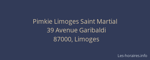 Pimkie Limoges Saint Martial