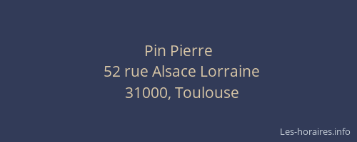 Pin Pierre