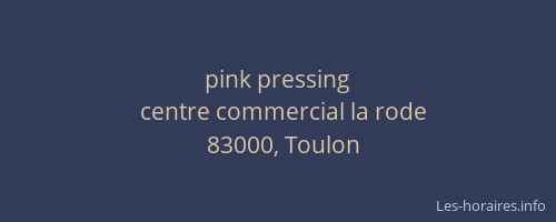 pink pressing