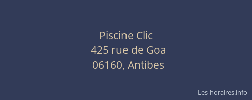 Piscine Clic