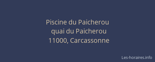 Piscine du Paicherou