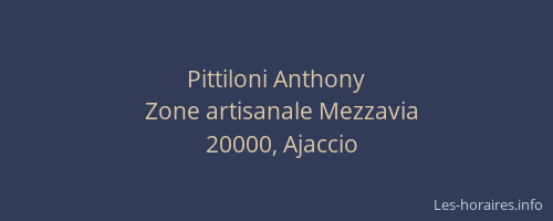 Pittiloni Anthony