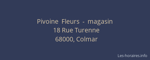 Pivoine  Fleurs  -  magasin