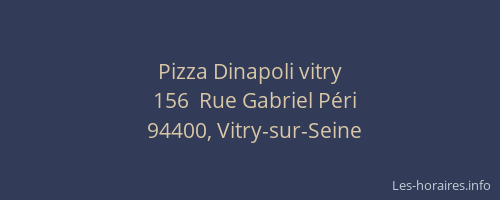 Pizza Dinapoli vitry