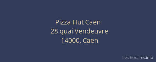 Pizza Hut Caen