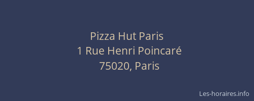 Pizza Hut Paris