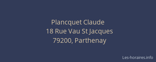 Plancquet Claude