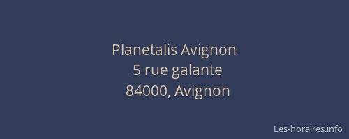 Planetalis Avignon