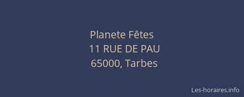 Planete Fêtes