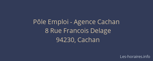 Pôle Emploi - Agence Cachan