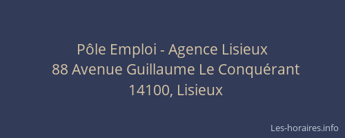 Pôle Emploi - Agence Lisieux