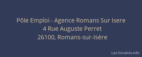 Pôle Emploi - Agence Romans Sur Isere